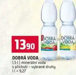 Terno DOBRÁ VODA 1,5l minerální voda s příchutí vybrané druhy nabídka