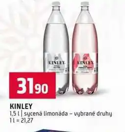 Terno KINLEY 1,5l sycená limonáda vybrané druhy nabídka
