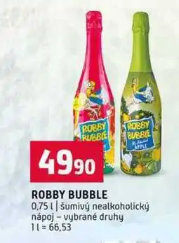 Terno ROBBY BUBBLE 0,75l šumivý nealkoholický nápoj vybrané druhy nabídka
