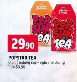 Terno POPSTAR TEA 0.5l ledový čaj vybrané druhy nabídka