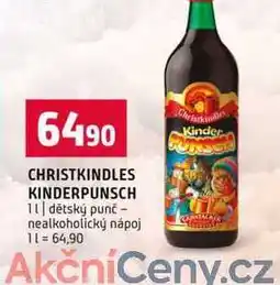 Terno CHRISTKINDLES KINDERPUNSCH 1l dětský punč nealkoholický nápoj nabídka