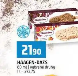 Terno HÄAGEN-DAZS 80 ml vybrané druhy nabídka