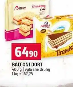 Terno BALCONI DORT 400 g vybrané druhy nabídka
