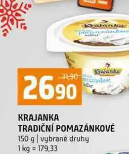 Terno Krajanka TRADIČNÍ POMAZÁNKOVÉ 150 g vybrané druhy nabídka