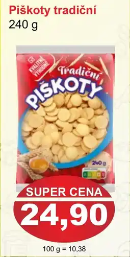 PLUS JIP Piškoty tradiční nabídka