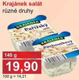 PLUS JIP Krajánek salát nabídka