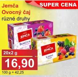 PLUS JIP Jemča Ovocný čaj nabídka