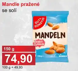 PLUS JIP Mandle pražené se solí nabídka