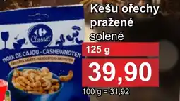 PLUS JIP Kešu ořechy pražené solené nabídka