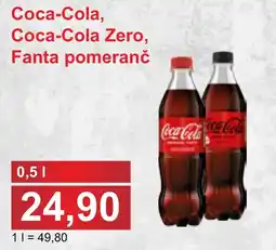 PLUS JIP Coca-Cola, Coca-Cola Zero, Fanta pomeranč nabídka