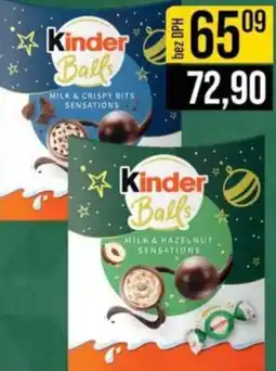 Jip Kinder Balls milk&crisp milk&hazelnut nabídka