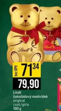 Jip Lindt čokoládový medvídek original nabídka