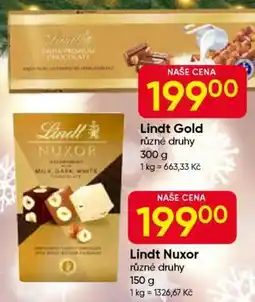 Hruška Lindt Nuxor nabídka