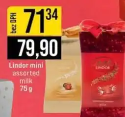 Jip Lindor mini assorted milk nabídka