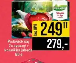 Jip Pickwick čaj 2x ovocný + konvička jahoda nabídka
