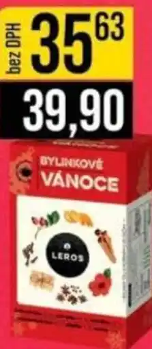 Jip Leros čaj bylinkové vánoce nabídka