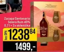Jip Zacapa Centenario Solera Rum 40% nabídka