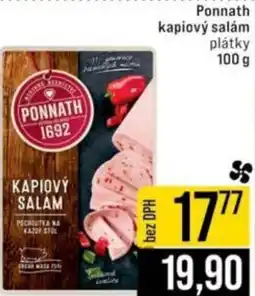 Jip Ponnath kapiový salám plátky nabídka