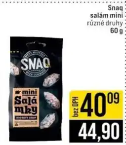 Jip Snaq salám mini nabídka