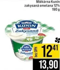 Jip Mlékárna Kunín zakysaná smetana 12% nabídka