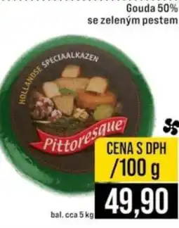 Jip Gouda 50% se zeleným pestem nabídka