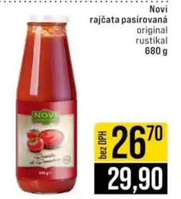 Jip Novi rajčata pasírovaná nabídka