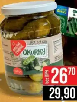 Jip Kvalitně Výhodně okurky 6-9 cm nabídka