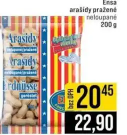 Jip Ensa arašídy pražené neloupané nabídka