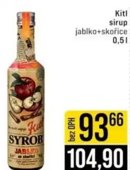 Jip Kitl sirup jablko+skořice nabídka