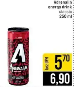 Jip Adrenalin energy drink nabídka