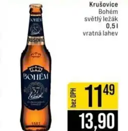 Jip Krušovice Bohém světlý ležák nabídka