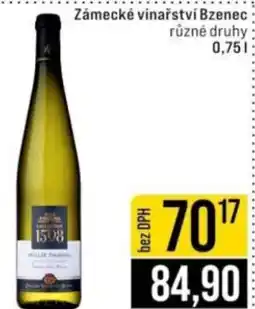 Jip Zámecké vinařství Bzenec nabídka