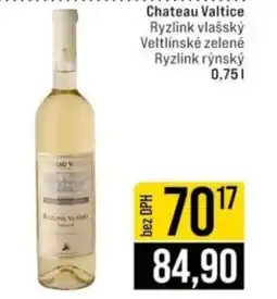 Jip Chateau Valtice Ryzlink vlašský Veltlínské zelené nabídka