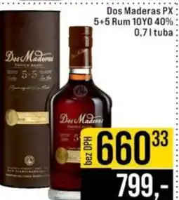 Jip Dos Maderas PX 5+5 Rum 10YO 40% nabídka