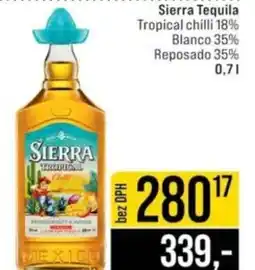 Jip Sierra Tequila Tropical chilli 18% nabídka