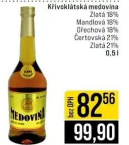 Jip Křivoklátská medovina nabídka