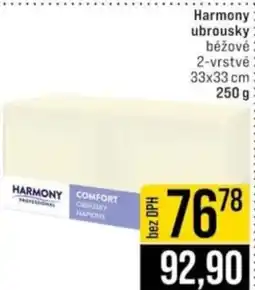 Jip Harmony ubrousky béžové nabídka