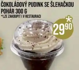 Jip Čokoládový pudink se šlehačkou pohár nabídka