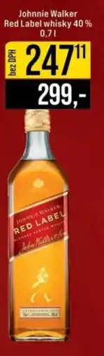 Jip Johnnie Walker Red Label whisky 40% nabídka