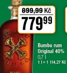 TEMPO Bumbu rum Original 40% nabídka