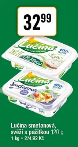 TEMPO Lučina smetanová, svěží s pažitkou nabídka