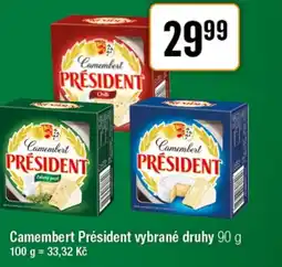 TEMPO Camembert Président nabídka