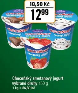 TEMPO Choceňský smetanový jogurt nabídka