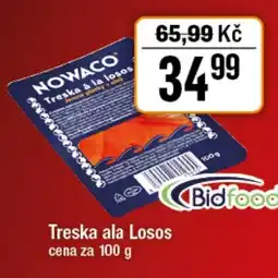 TEMPO Nowaco Treska à la losos nabídka