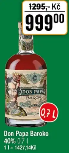 TEMPO Don Papa Baroko 40% nabídka