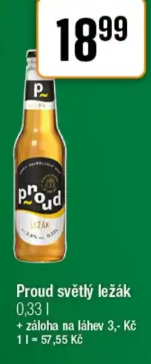 TEMPO Proud světlý ležák nabídka