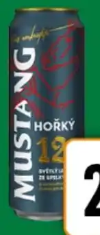 TEMPO Pivo Mustang hořký 12 světlý ležák nabídka