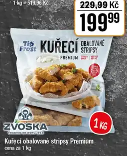 TEMPO Kuřecí obalované stripsy Premium nabídka