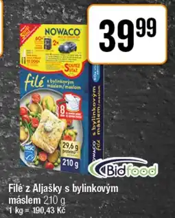 TEMPO Nowaco Filé z Aljašky s bylinkovým máslem nabídka