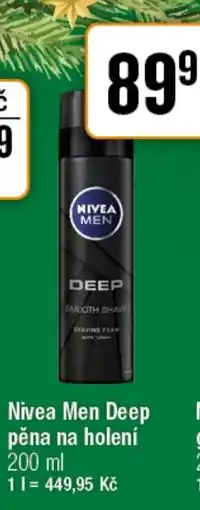 TEMPO Nivea Men Deep gel na holení nabídka